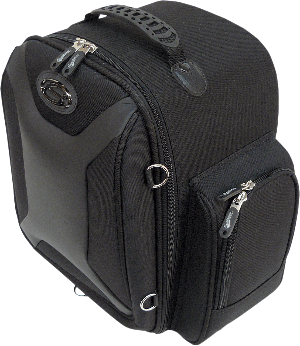 Saddlemen Textile FTB1500 Motorcycle Sissy Bar Luggage Bag for Harley Davidson