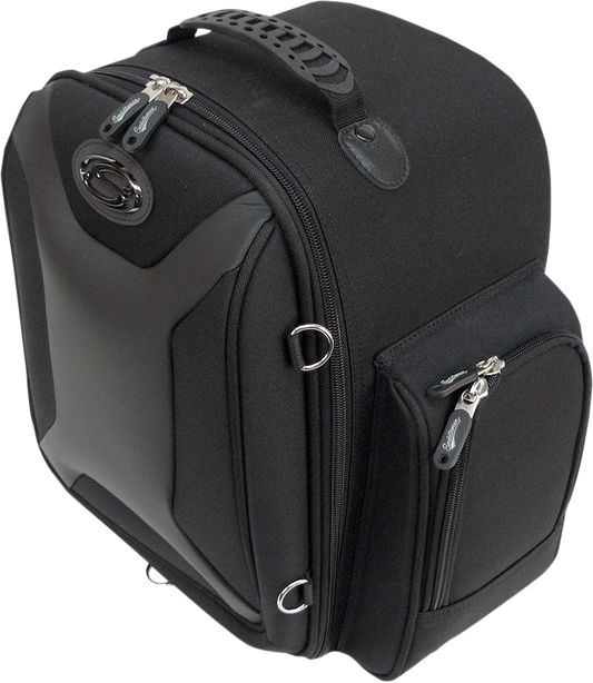 Saddlemen Textile FTB1500 Motorcycle Sissy Bar Luggage Bag for Harley Davidson