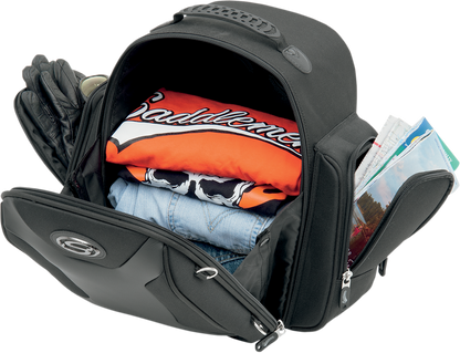 Saddlemen Textile FTB1500 Motorcycle Sissy Bar Luggage Bag for Harley Davidson