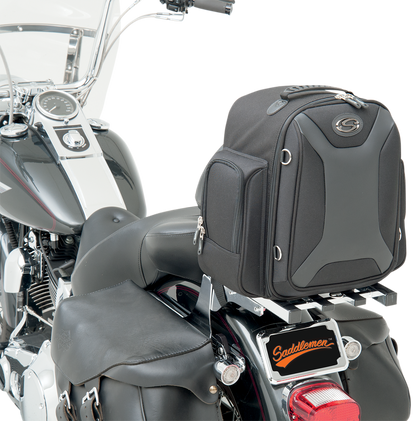 Saddlemen Textile FTB1500 Motorcycle Sissy Bar Luggage Bag for Harley Davidson
