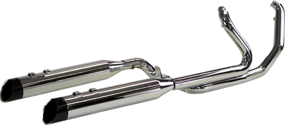 Khrome Werks 2-1-2 Chrome Dominator SR Exhaust System for 2009-16 Harley Touring