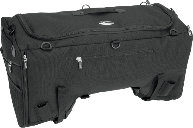 Saddlemen Black Textile TS3200 Deluxe Sport Motorcycle Tail Bag Harley Davidson