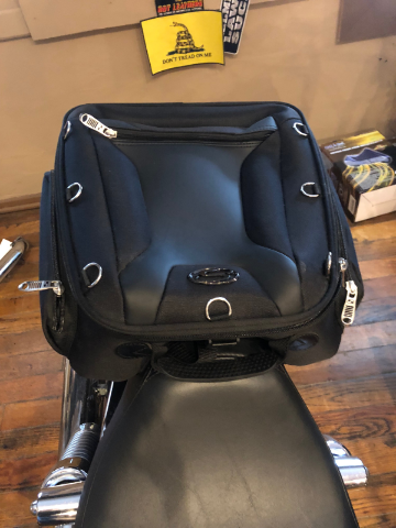 Saddlemen Adventure Series Textile Sport Tunnel Trunk Motorcycle Luggage Bag