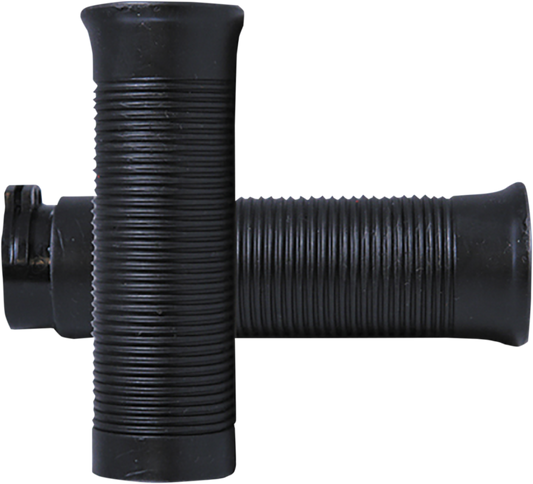 Avon Jackhammer Old School Rubber 1" Handlebar Grips 1980-2021 Dyna Softail