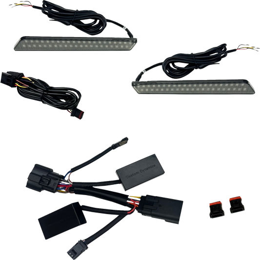 Custom Dynamics LED Smoke Saddlebag Latch Lights for 2026 Harley Touring