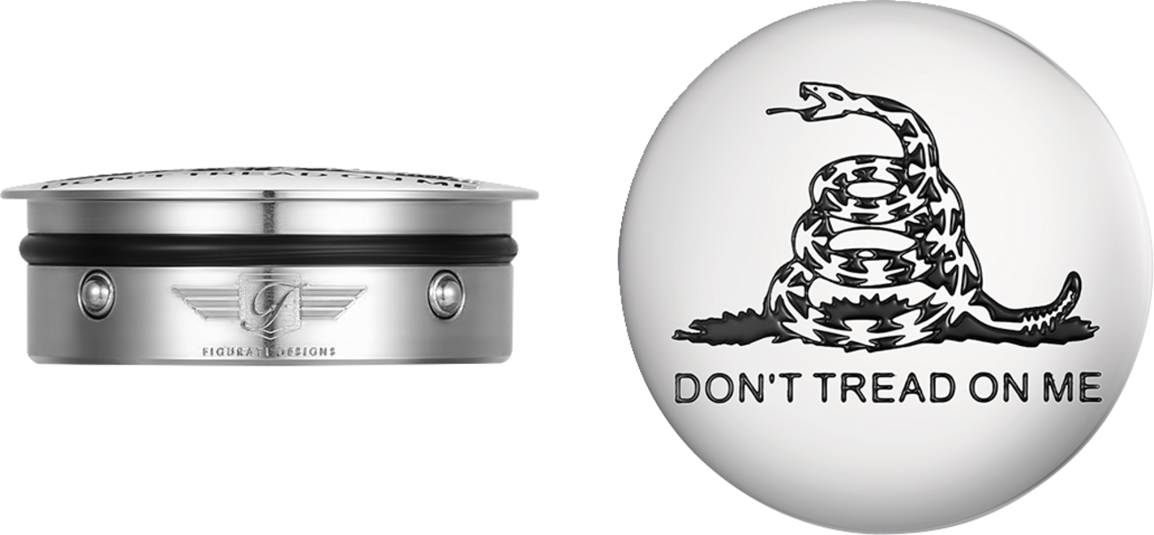 Figurati Designs Don't Thread on Me Swingarm Covers for 1980-2025 Harley