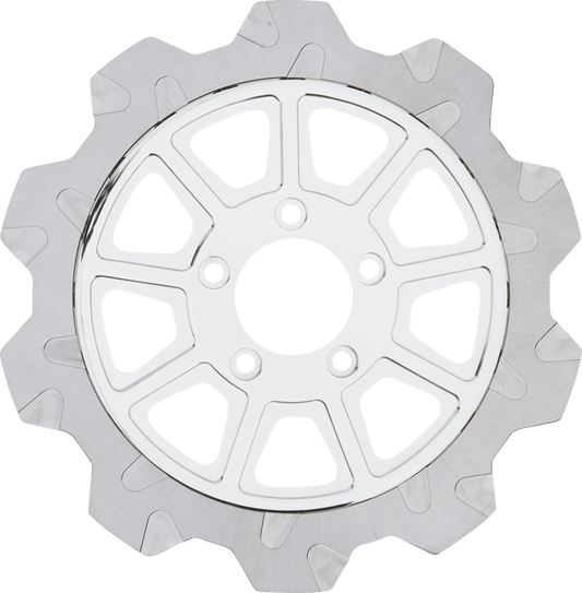 Lyndall Racing Crown Cut 9 Spoke Rear Brake Rotor for 2000-2023 Harley Davidson