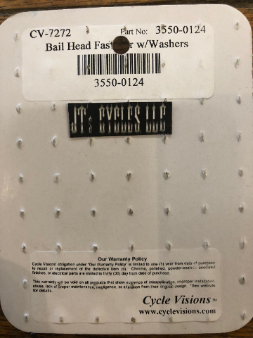 Cycle Visions Hard Saddlebag Mounting Pin Bolts for Harley Touring Models