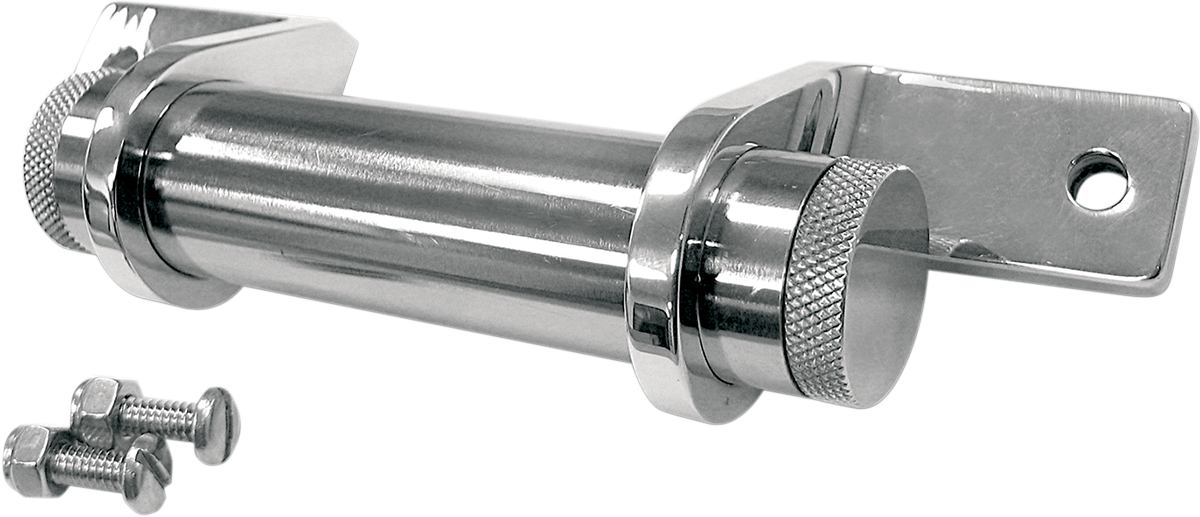 Pro One Chrome 4.5" Laydown Mini Registration Stash Tube fits Harley Davidson