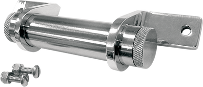 Pro One Chrome 4.5" Laydown Mini Registration Stash Tube fits Harley Davidson