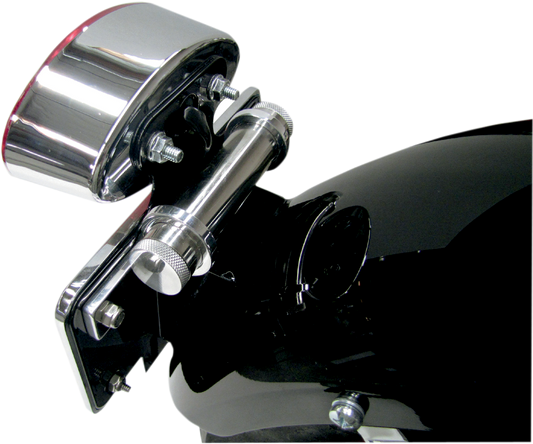 Pro One Chrome 4.5" Laydown Mini Registration Stash Tube fits Harley Davidson