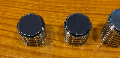 Pro Pad Chrome Grenade Magnetic Docking Points Covers for 2009-21 Harley Touring
