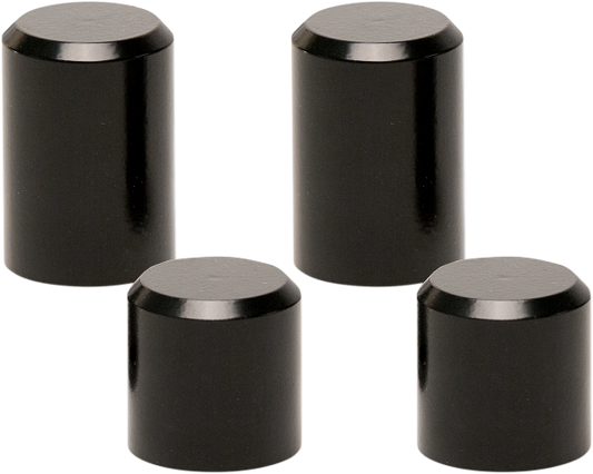 Pro Pad Black Rear 4 Point Tour Pak Docking Station Caps for Harley Touring FLHX