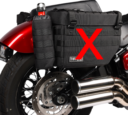 Thrashin Bottle Holster Motorcycle Storage Pouch for Harley Davidson TSB-00-13