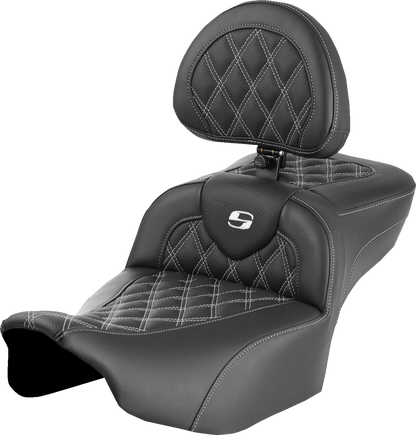 Saddlemen Roadsofa w/ Backrest Gel Seat for 2023-2026 Harley Touring Road Glide
