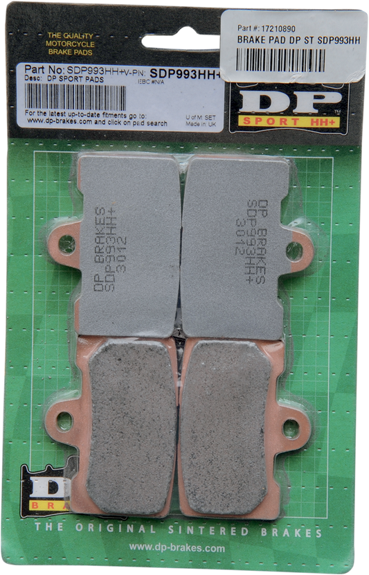 Dp Brakes Sintered Metal Front Brake Pad Set for 2008-2010 Buell 1125CR 1125R