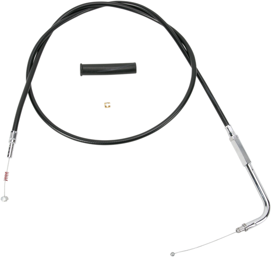 Drag Specialties Black Vinyl 30" Handlebar Idle Cable 07-19 Harley Sportster XLL