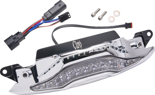 Ciro GOAT-E Chrome Fairing Turn Signal Light for 2023-2026 Harley Road Glide