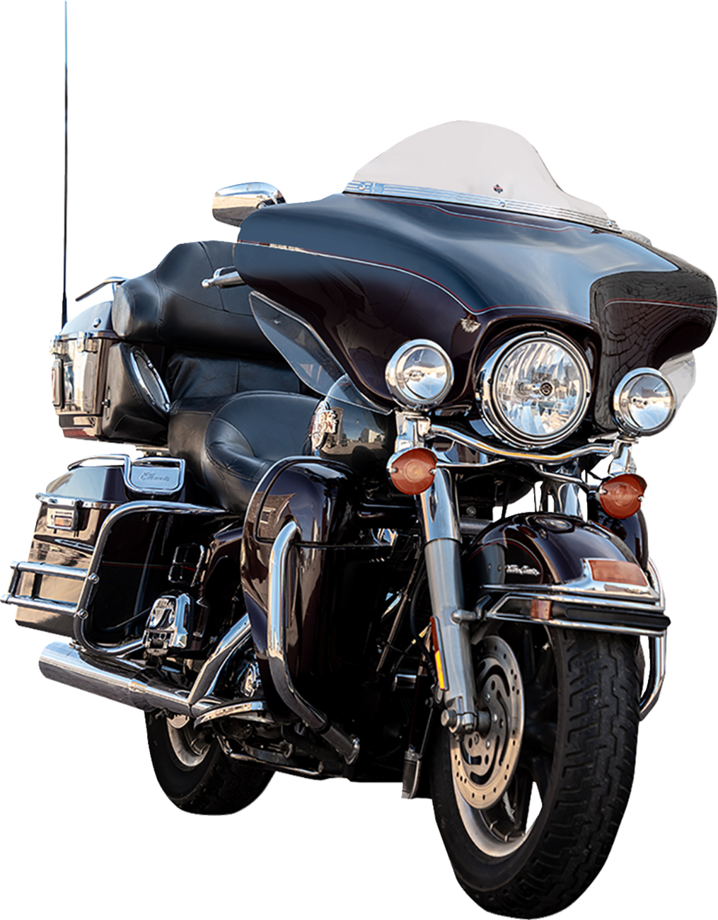 Klock Werks 6.5" Clear Fairing Windshield 1996-2013 Harley Touring Street Glide