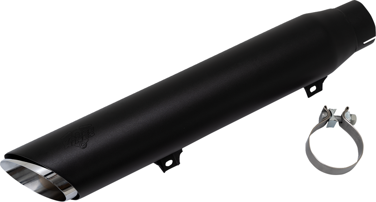 Vance & Hines Twin Slash Black 4" Slip On Muffler for 2025 Harley Softail 46750