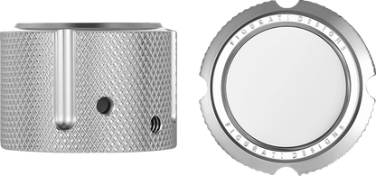 Figurati Designs Front Smooth Axle Nut Chrome Covers for 2002-2022 Harley