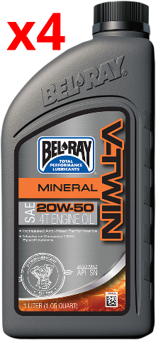 Bel Ray Oil Change Kit & Chrome Filter fits 1999-2017 Harley Big Twin Models