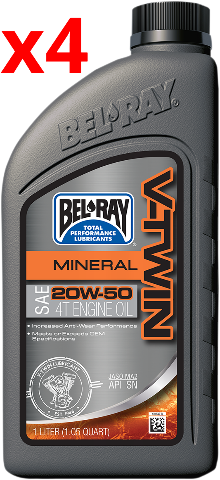 Bel Ray Oil Change Kit & Black Filter for 1999-2017 Harley Big Twin Models