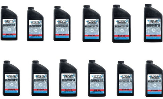 Drag Specialties 12 SAE 60 Regular V-Twin Pre EVO Motorcycle Engine Oil