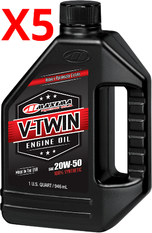 Maxima Trans Primary Synthetic Engine Oil & Filter Kit for 2017-2022 Harley M8