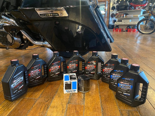 Maxima Trans Primary Synthetic Engine Oil & Filter Kit for 2017-2022 Harley M8