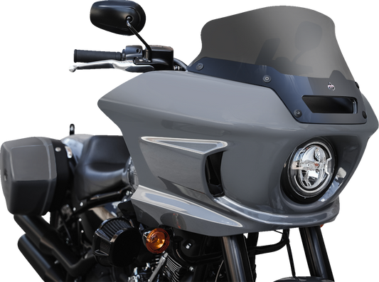 Klock Werks Flare 6" Dark Smoke Windshield for 2022-2024 Harley Low Rider ST