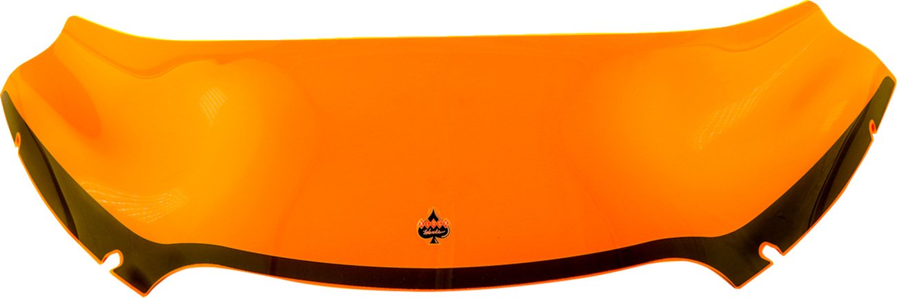 Klock Werks Kolor Flare 6" Orange Windshield fits 2015-23 Harley Road Glide FLTR