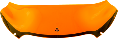 Klock Werks Kolor Flare 6" Orange Windshield fits 2015-23 Harley Road Glide FLTR