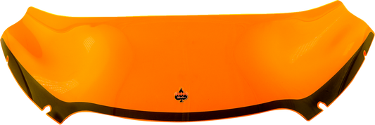 Klock Werks Kolor Flare 6" Orange Windshield fits 2015-23 Harley Road Glide FLTR