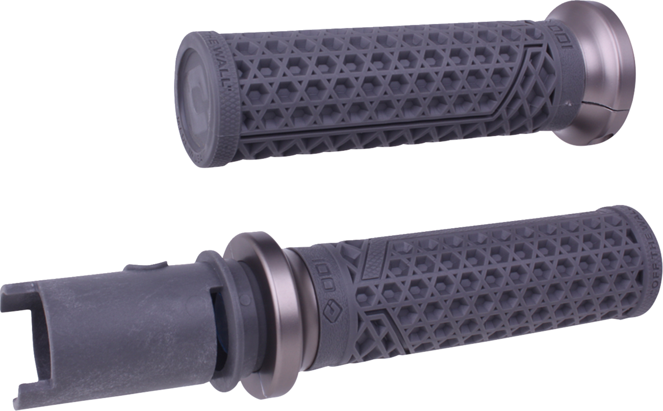 ODI Vans Gray 1" Lock On Handlebar Hand Grips for 2023-25 Harley Touring Softail