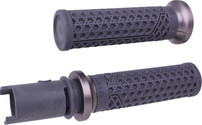 ODI Vans Gray 1" Lock On Handlebar Hand Grips for 2023-25 Harley Touring Softail