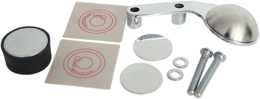 Klock Werks iOmounts Handlebar Phone Left Side Switch Mount Kit 1996-2023 Harley