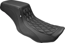Mustang Squareback Black Diamond Stitch Seat fits 2023-2026 Harley Touring FLTR