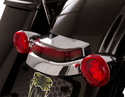 Ciro 40173 Lightstrike Red Lens Crown LED Taillight for 2014-2023 Harley Touring