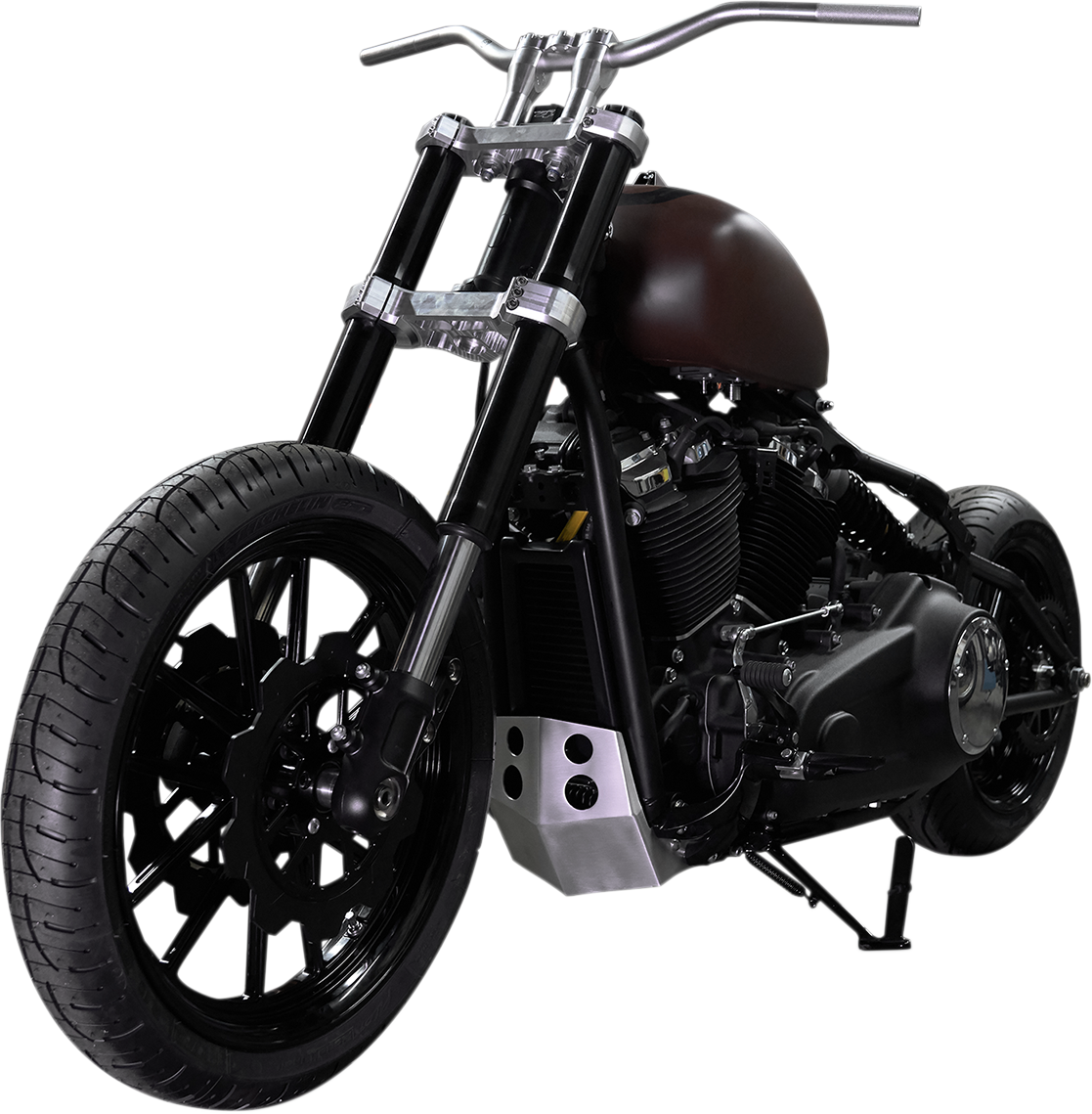Speed Merchant Brushed Aluminum Front Skid Plate 2018-2020 Harley Touring FLHX
