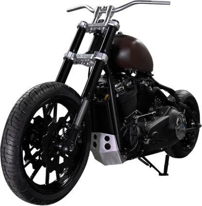 Speed Merchant Brushed Aluminum Front Skid Plate 2018-2020 Harley Touring FLHX