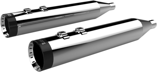 Khrome Werks HP-Plus 4.5" Slip On Mufflers fits 1996-2016 Harley Touring Models