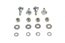 VTwin Chrome Maltese Cross Rear License Plate Frame Mount Bolt Kit fits Harley
