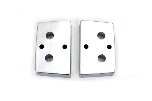 VTwin Chrome Motorcycle Tour Pack Latch Spacers for 1985-2006 Harley Touring FLT