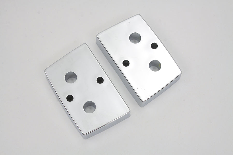 VTwin Chrome Motorcycle Tour Pack Latch Spacers for 1985-2006 Harley Touring FLT