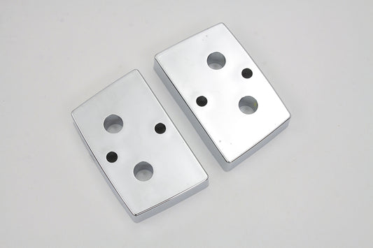 VTwin Chrome Motorcycle Tour Pack Latch Spacers for 1985-2006 Harley Touring FLT