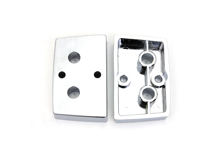 VTwin Chrome Motorcycle Tour Pack Latch Spacers for 1985-2006 Harley Touring FLT
