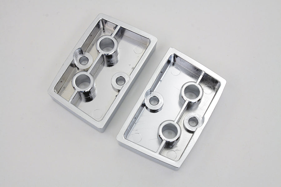 VTwin Chrome Motorcycle Tour Pack Latch Spacers for 1985-2006 Harley Touring FLT