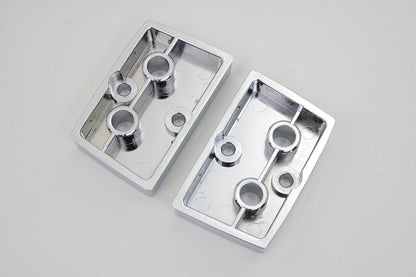 VTwin Chrome Motorcycle Tour Pack Latch Spacers for 1985-2006 Harley Touring FLT