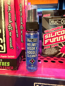 Muc-Off Motorcycle / Powersports Visor, Lens & Goggle Cleaner 1.08 oz.